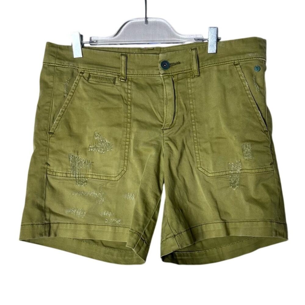 Anthropologie Pilcro and the Letterpress Hyphen Distressed Twill Shorts 28